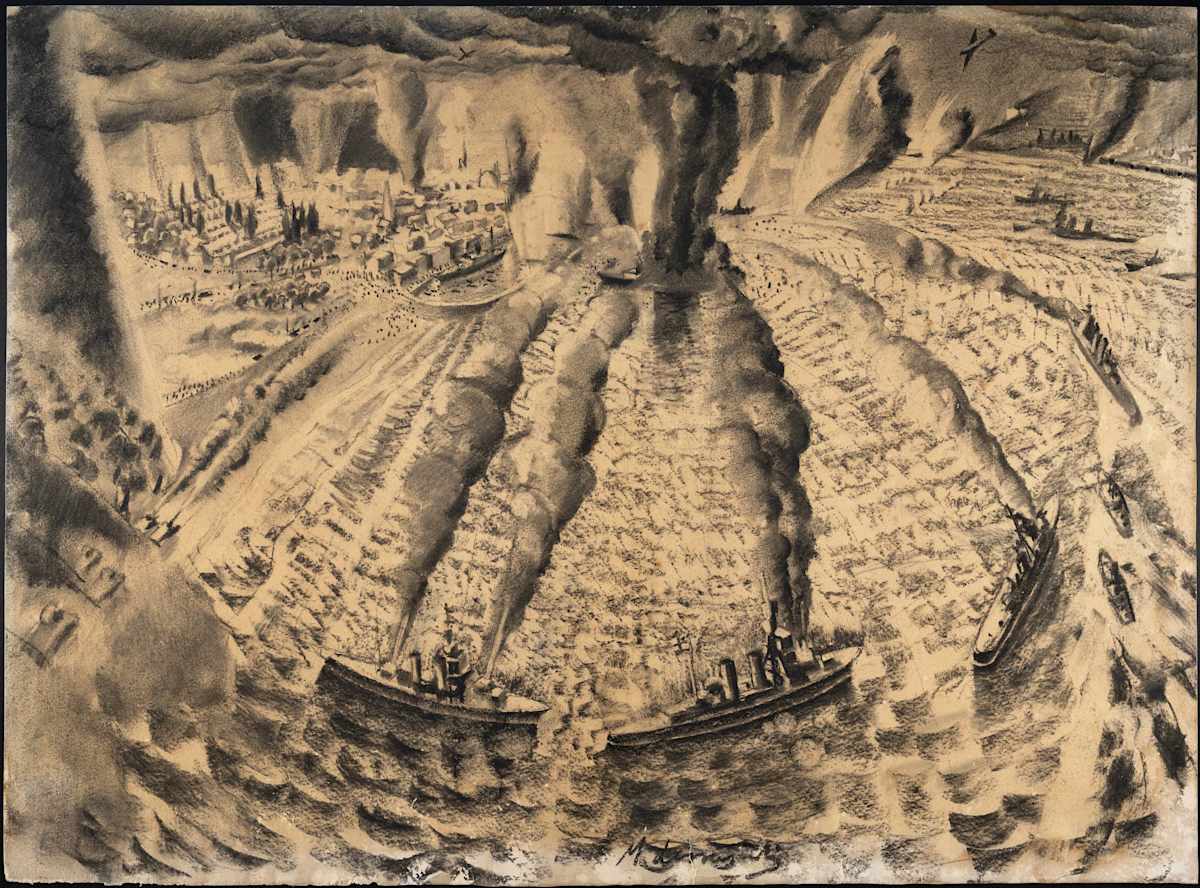 Untitled (Battleships at War) by Michael Lester, Image 1.