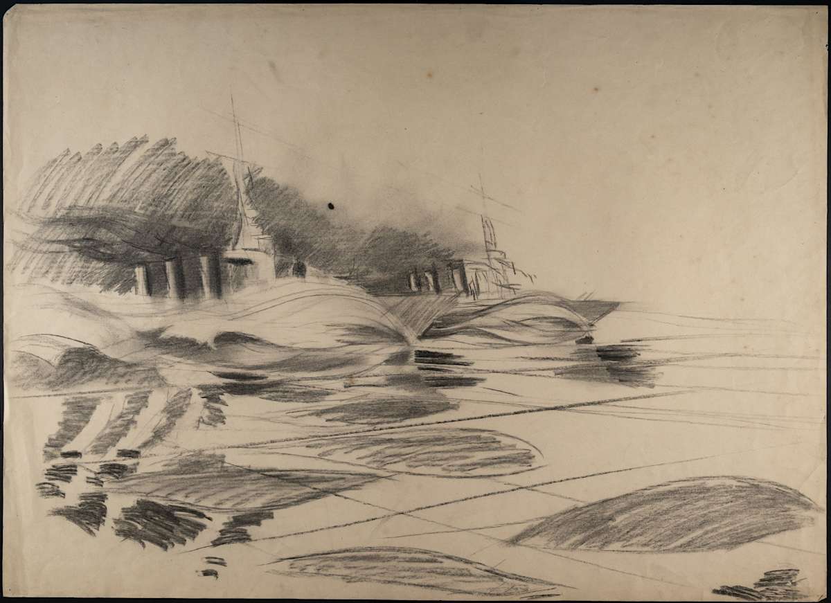 Untitled (Study for ‘Mediterranean Chase”) by Michael Lester, Image 1.