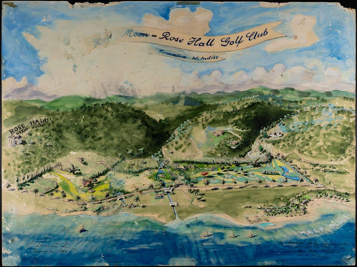 Untitled (Half Moon - Rose Hall Golf Club) by Michael Lester, Image 1.