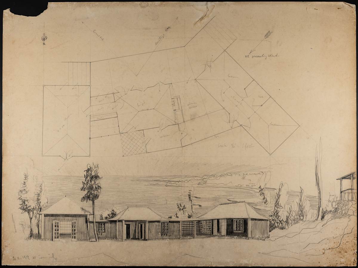 Untitled (Architectural Plan for Lester Estate) by Michael Lester, Image 2.