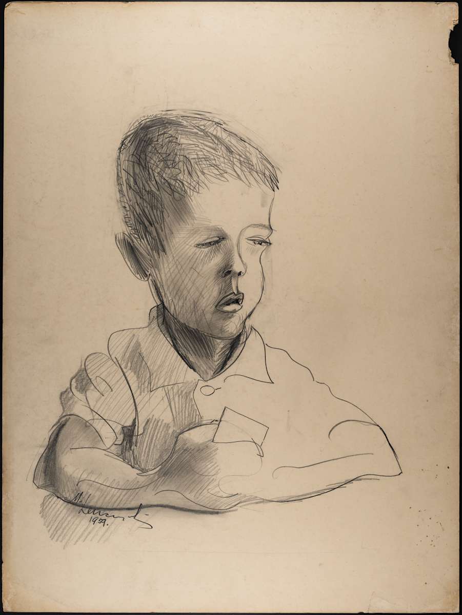 Untitled (Portrait of a Young Boy I) by Michael Lester, Image 1.