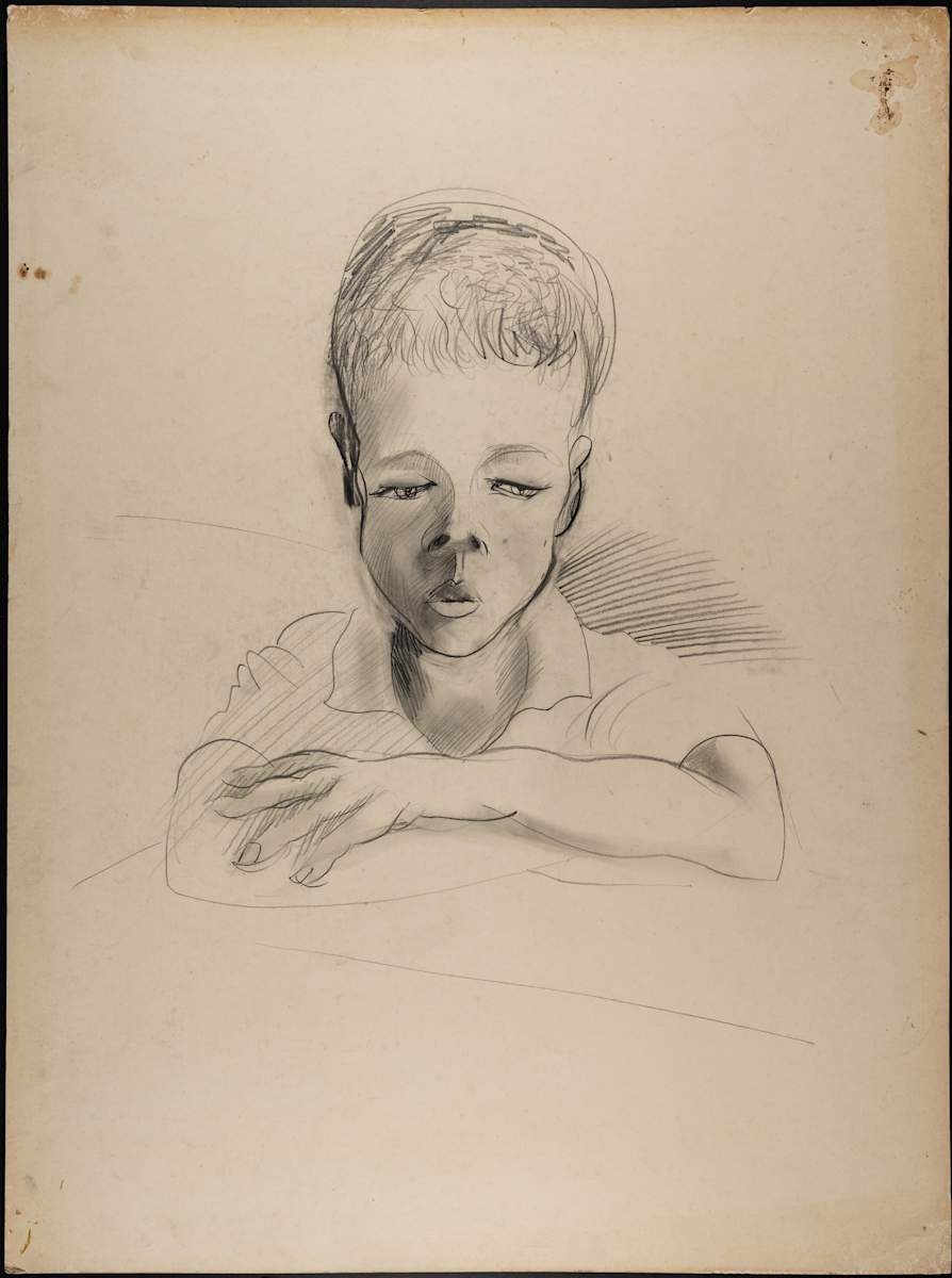 Untitled (Portrait of a Young Boy II) by Michael Lester, Image 2.