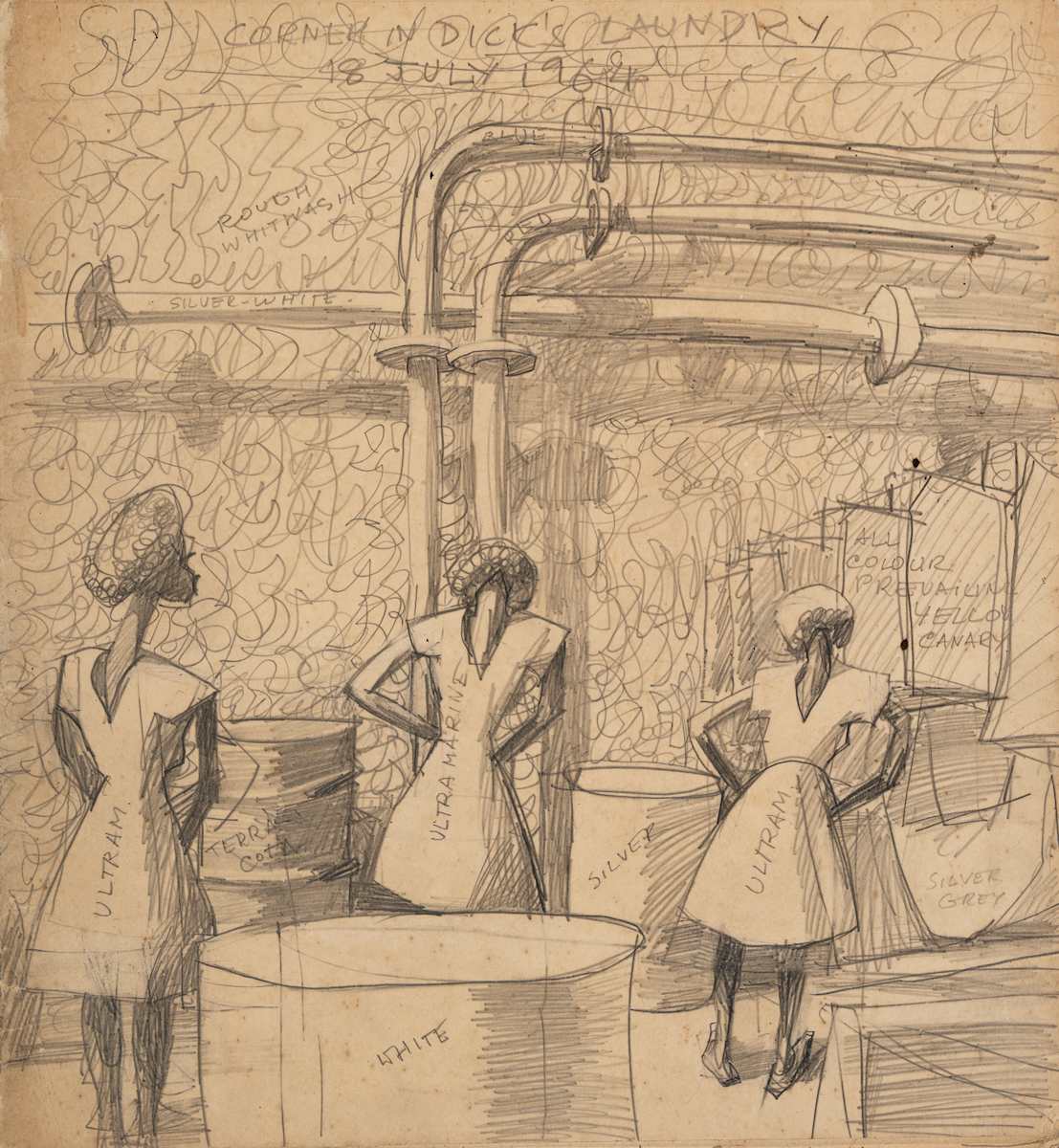 Untitled (Corner in Dick’s Laundry) by Michael Lester, Image 2.