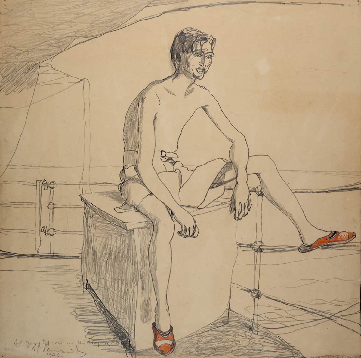 Untitled (A Young Officer in the Tropics) by Michael Lester, Image 2.