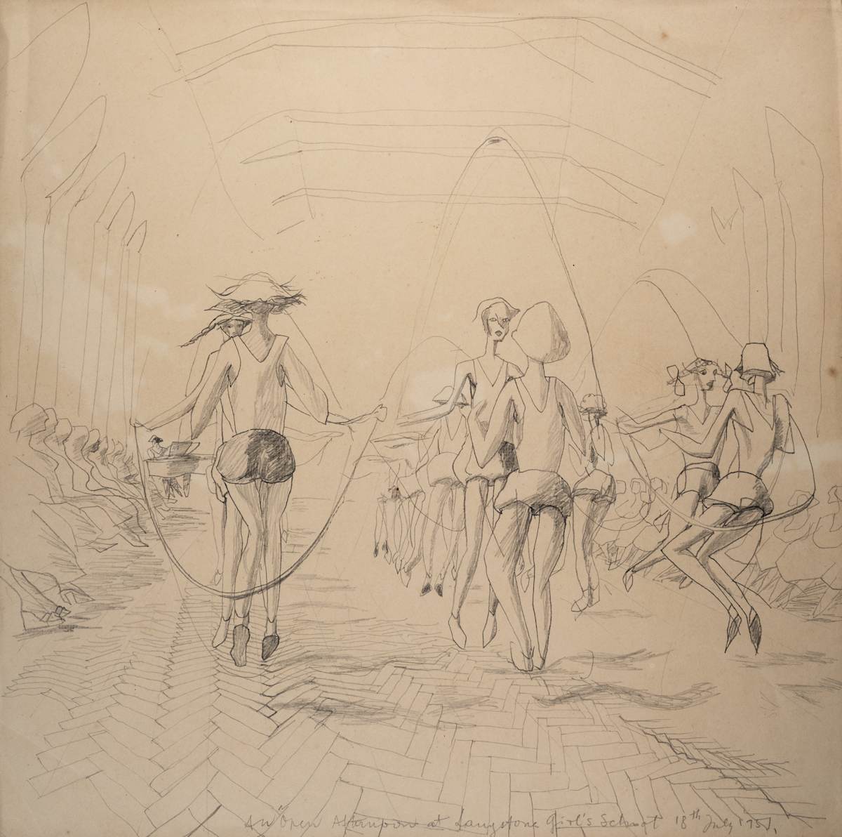 Untitled (An Open Afternoon at Langstone Girl’s School) by Michael Lester, Image 1.