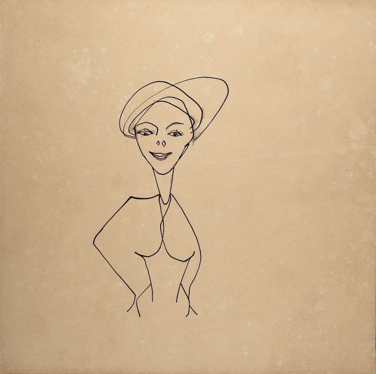 Untitled (Woman in Hat) by Michael Lester, Image 1.