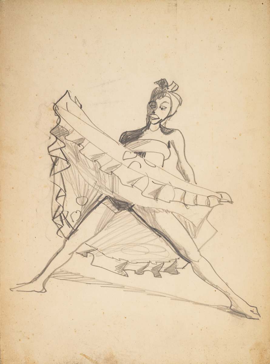 Untitled (Woman in Skirt III) by Michael Lester, Image 2.