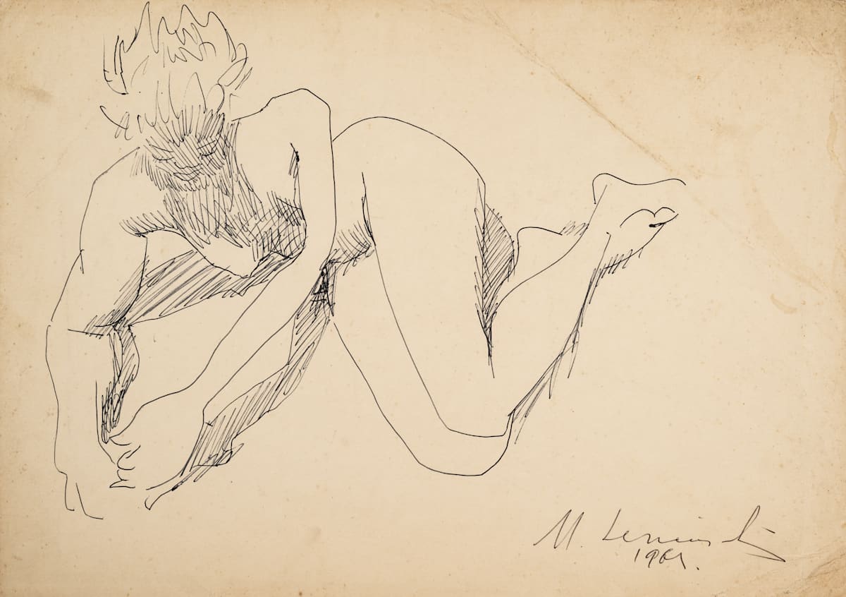 Untitled (Reclining Nude I) by Michael Lester  Image: Recto
