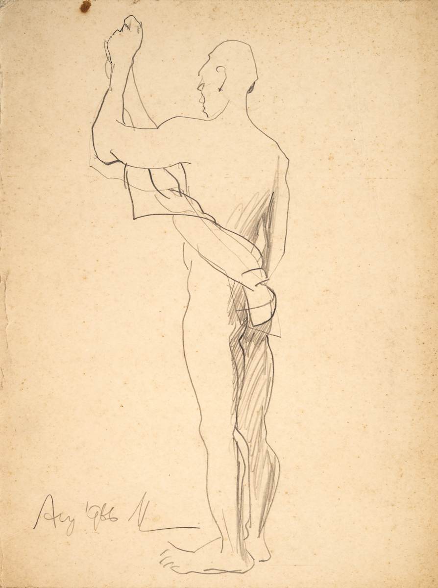 Untitled (Man Wrapped in Towel) by Michael Lester, Image 2.