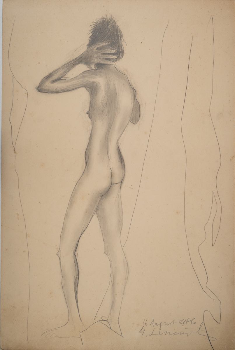 Untitled (Standing Nude - Back) by Michael Lester, Image 1.