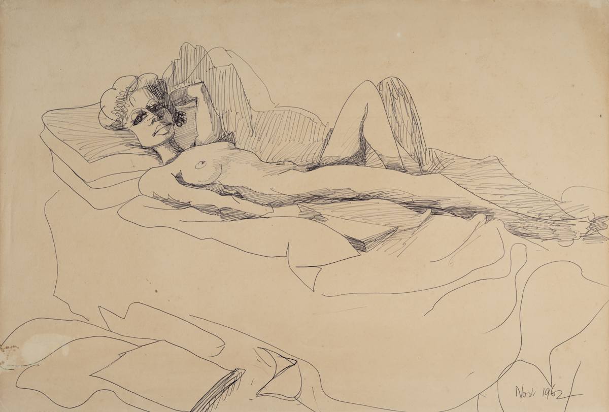 Untitled (Reclining Nude II) by Michael Lester, Image 2.