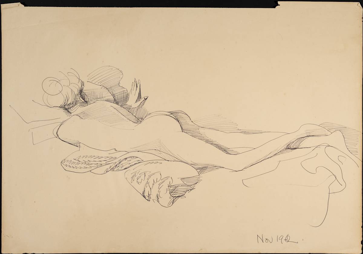 Untitled (Reclining Nude Woman III) by Michael Lester, Image 2.