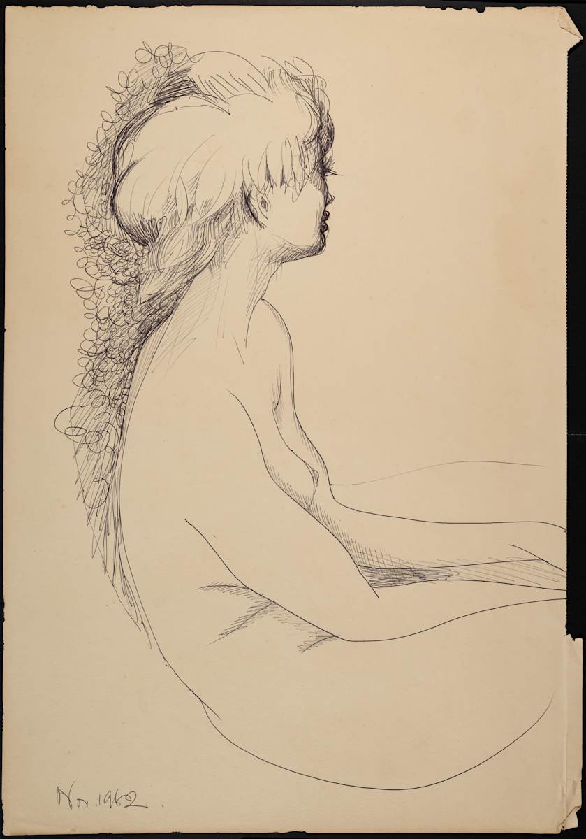 Untitled (Seated Nude III) by Michael Lester, Image 1.