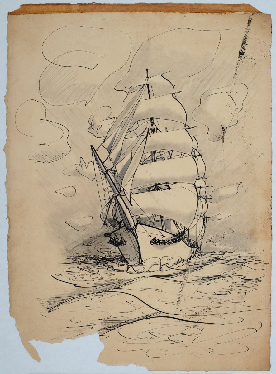 Untitled (Ship at Sea) by Michael Lester, Image 2.