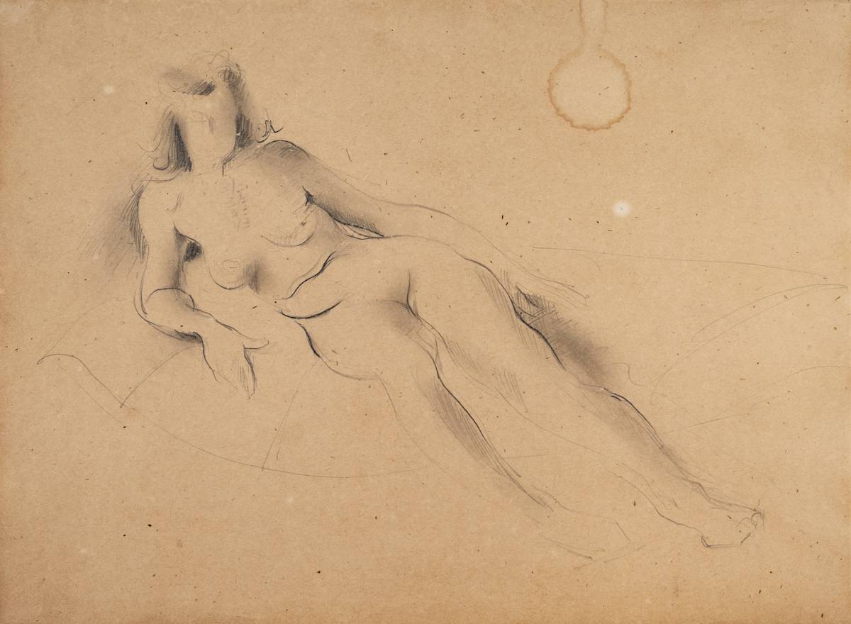 Untitled (Reclining Nude I) by Michael Lester, Image 1.