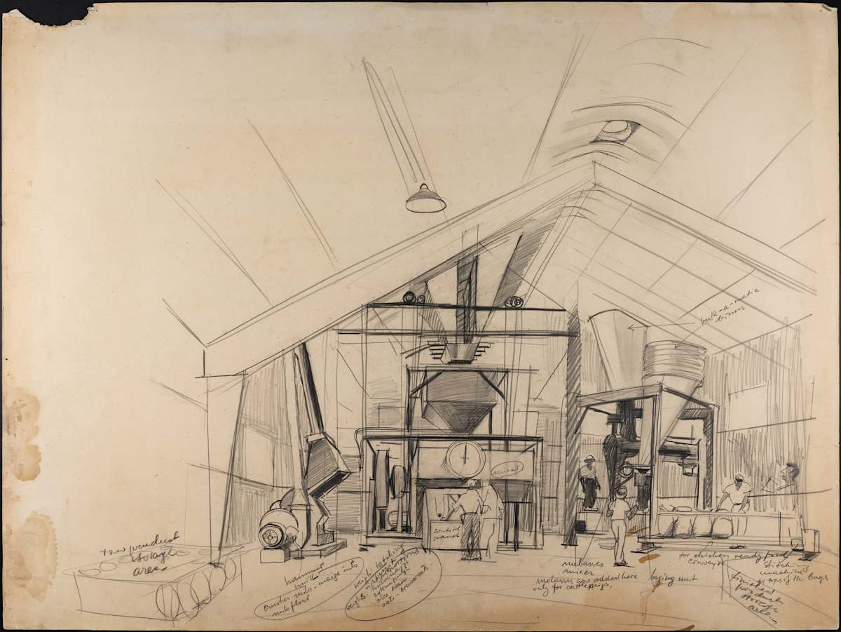 Untitled (Factory Scene) by Michael Lester, Image 1.