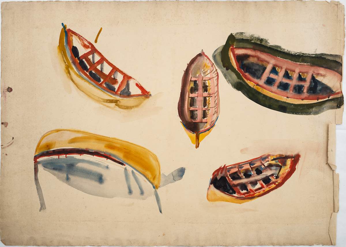 Untitled (Study for boat at the National Maritime Museum) by Michael Lester, Image 2.