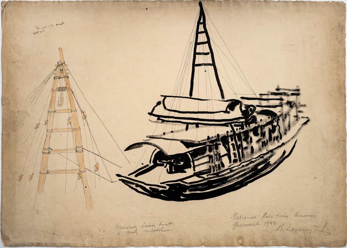 Untitled (Paddy Boat - A Lovely Model) by Michael Lester  Image: Recto
