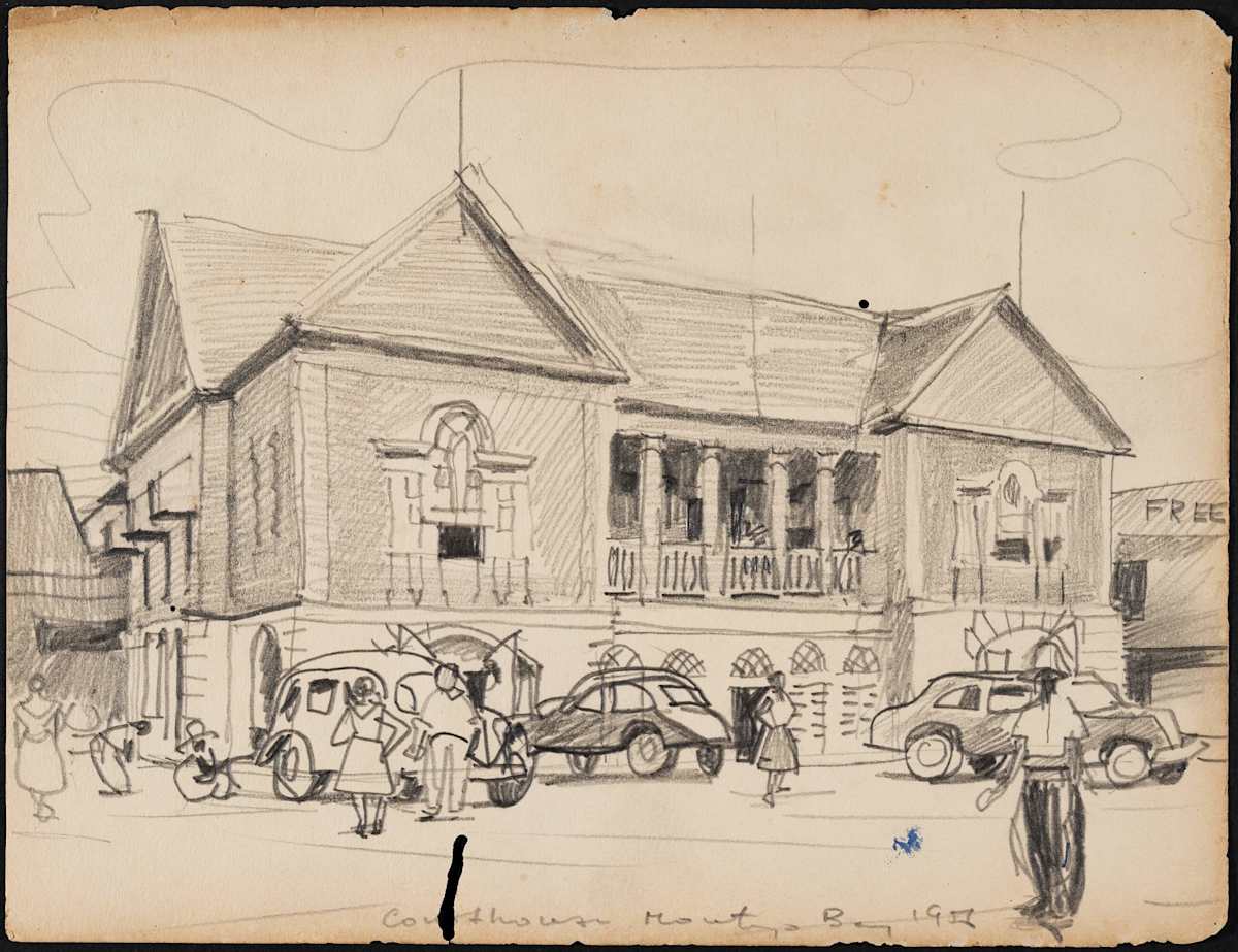 Untitled (Courthouse, Montego Bay) by Michael Lester, Image 1.