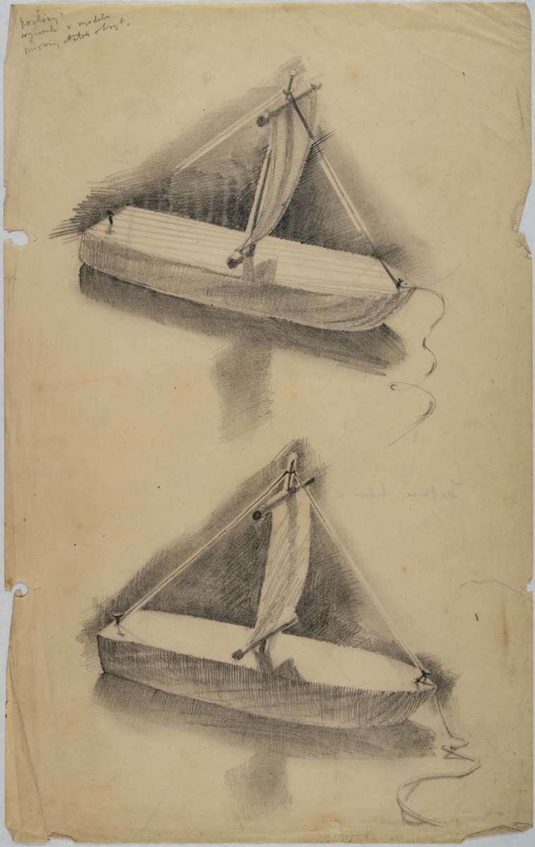 Untitled (Model Sailboat Study) by Michael Lester, Image 1.