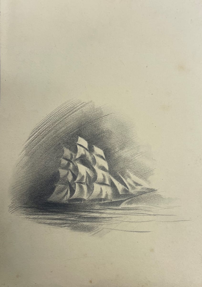 Untitled (Three Masted Ship) by Michael Lester, Image 2.