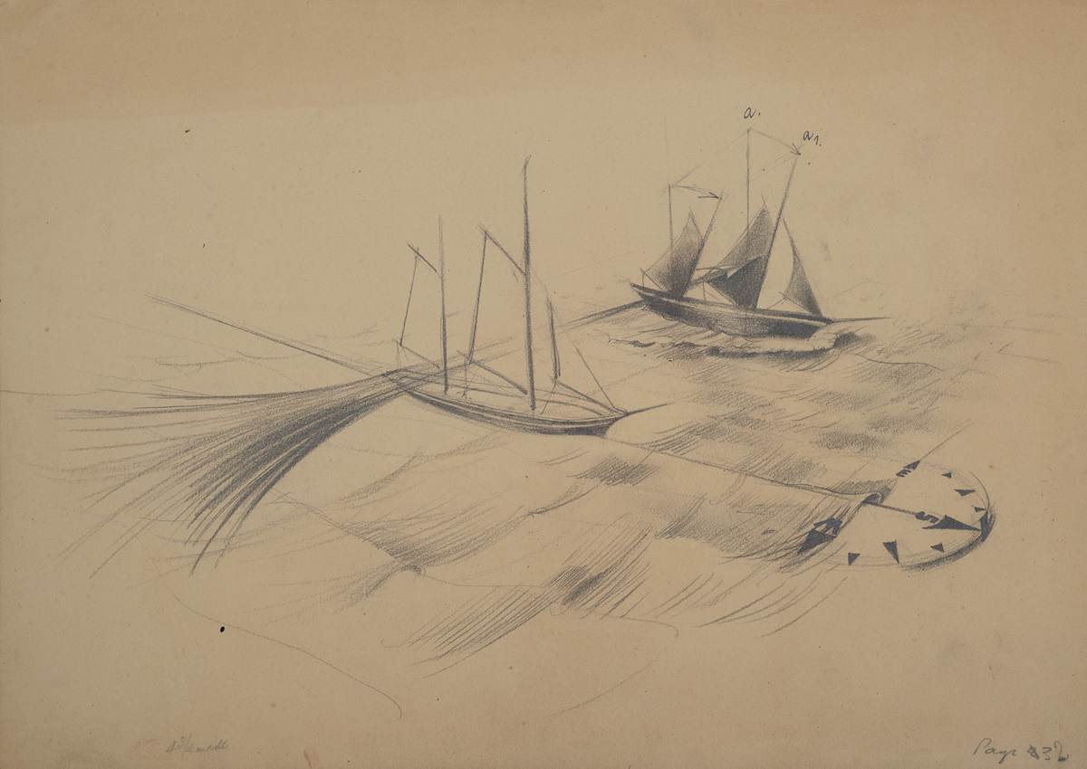 Untitled (Directional Wind Diagram) by Michael Lester, Image 2.
