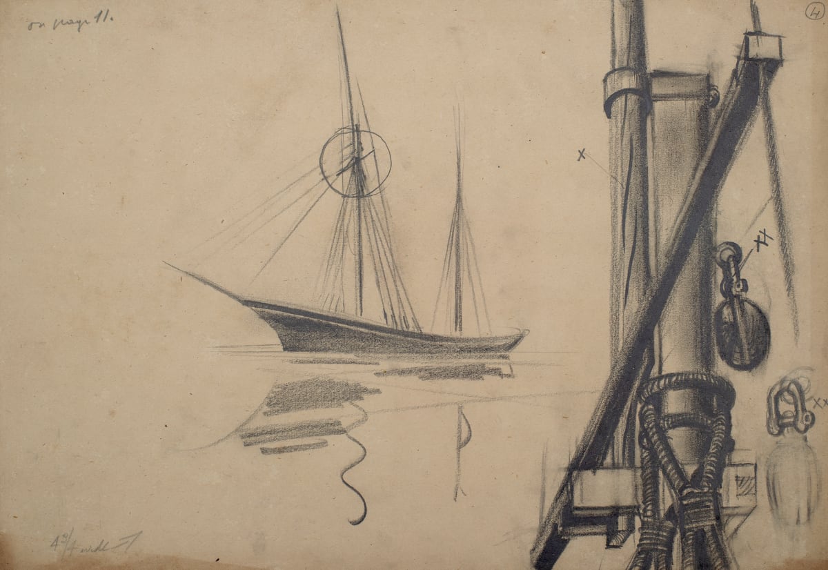 Untitled (Tacking Detail Study Booklet) by Michael Lester  Image: Recto