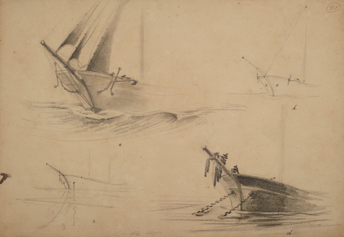 Untitled (Admiralty Anchor Study) by Michael Lester  Image: Recto