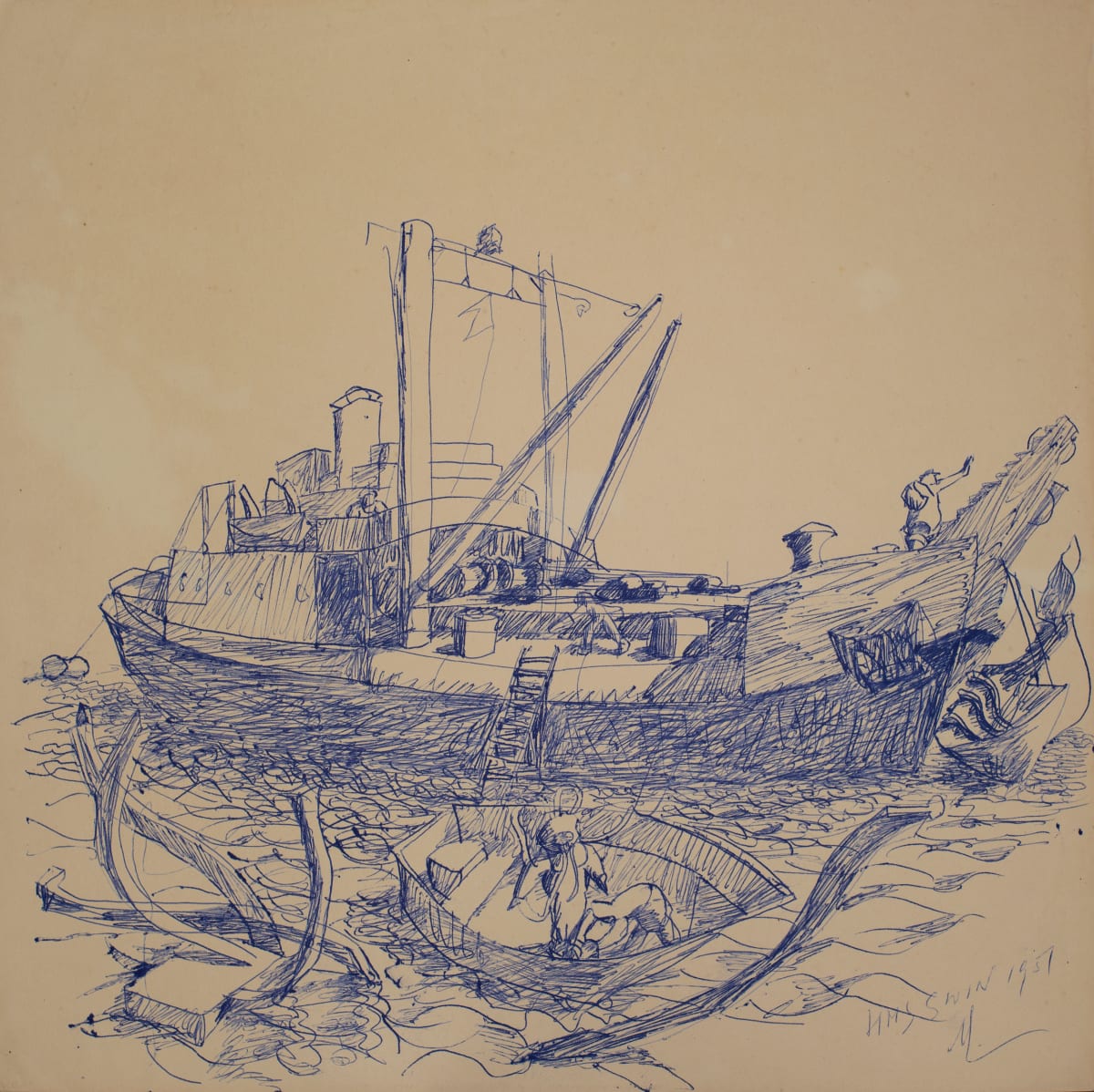 Untitled (HMS Swin) by Michael Lester  Image: Recto