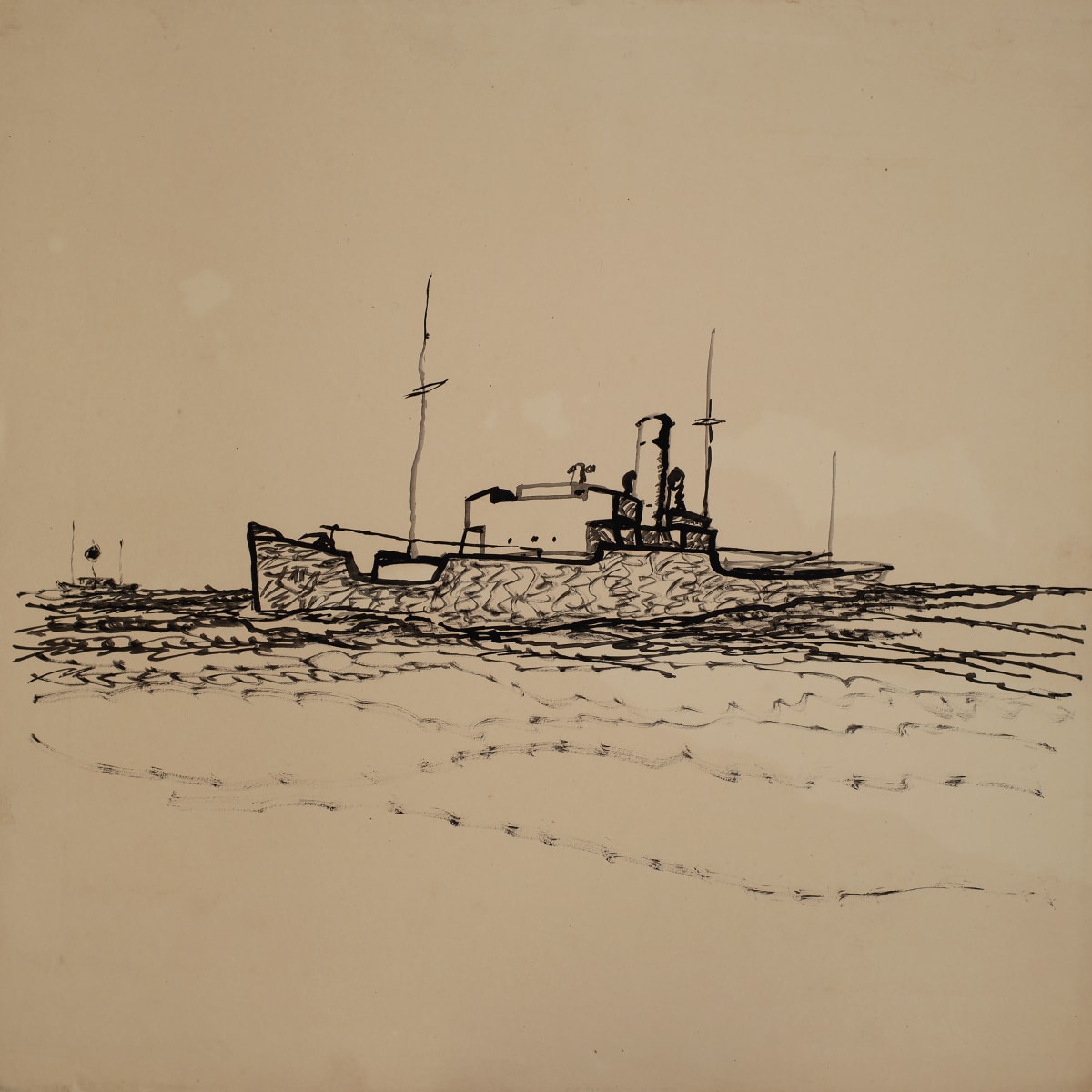 Untitled (Steam Ship) by Michael Lester  Image: Recto
