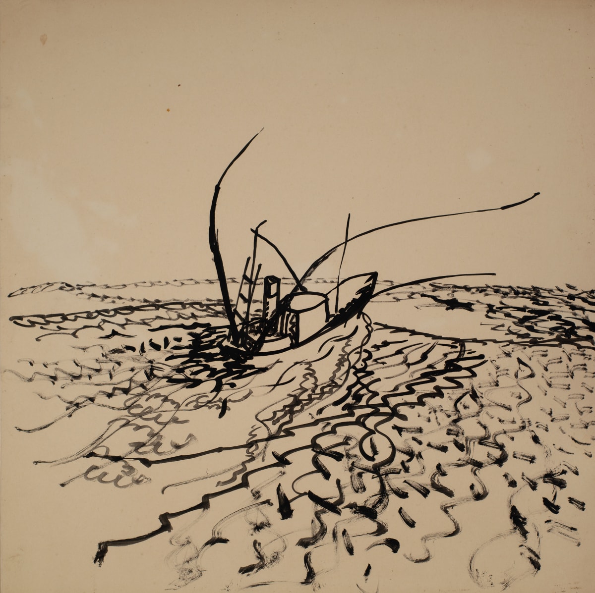 Untitled (Fishing Boat) by Michael Lester  Image: Recto
