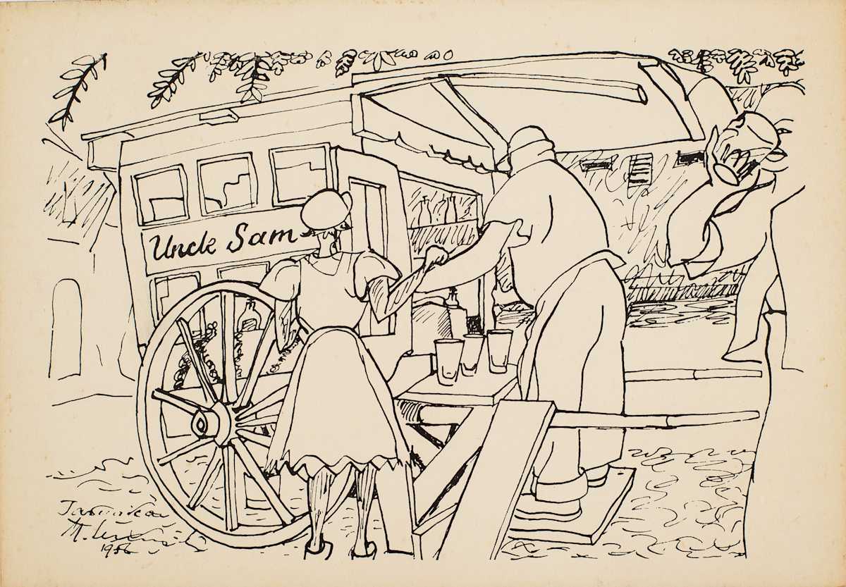 Untitled (‘Uncle Sam’ Drink Cart) No. 2 by Michael Lester, Image 1.