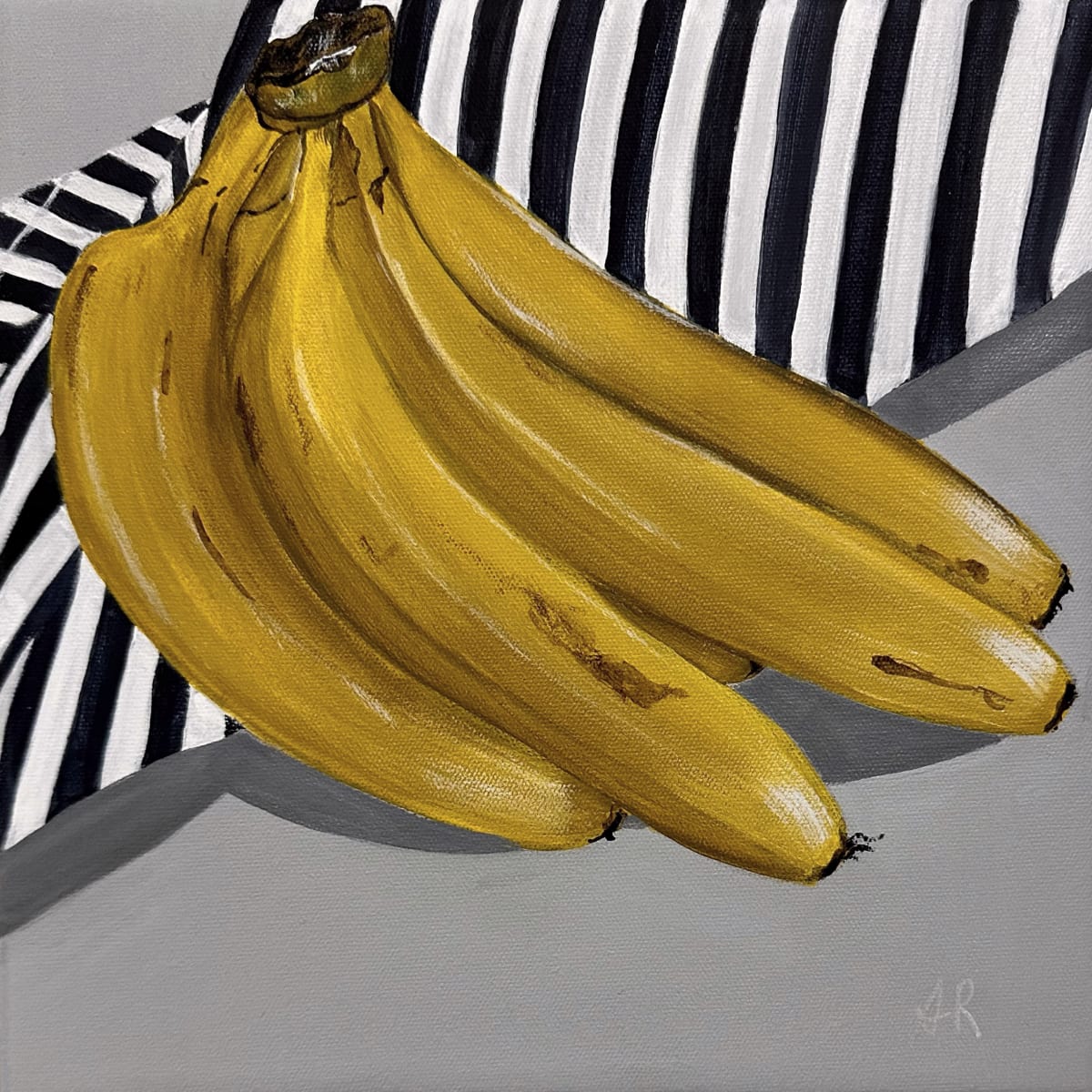 Bananas On Table| Framed by amanda rubenstein 