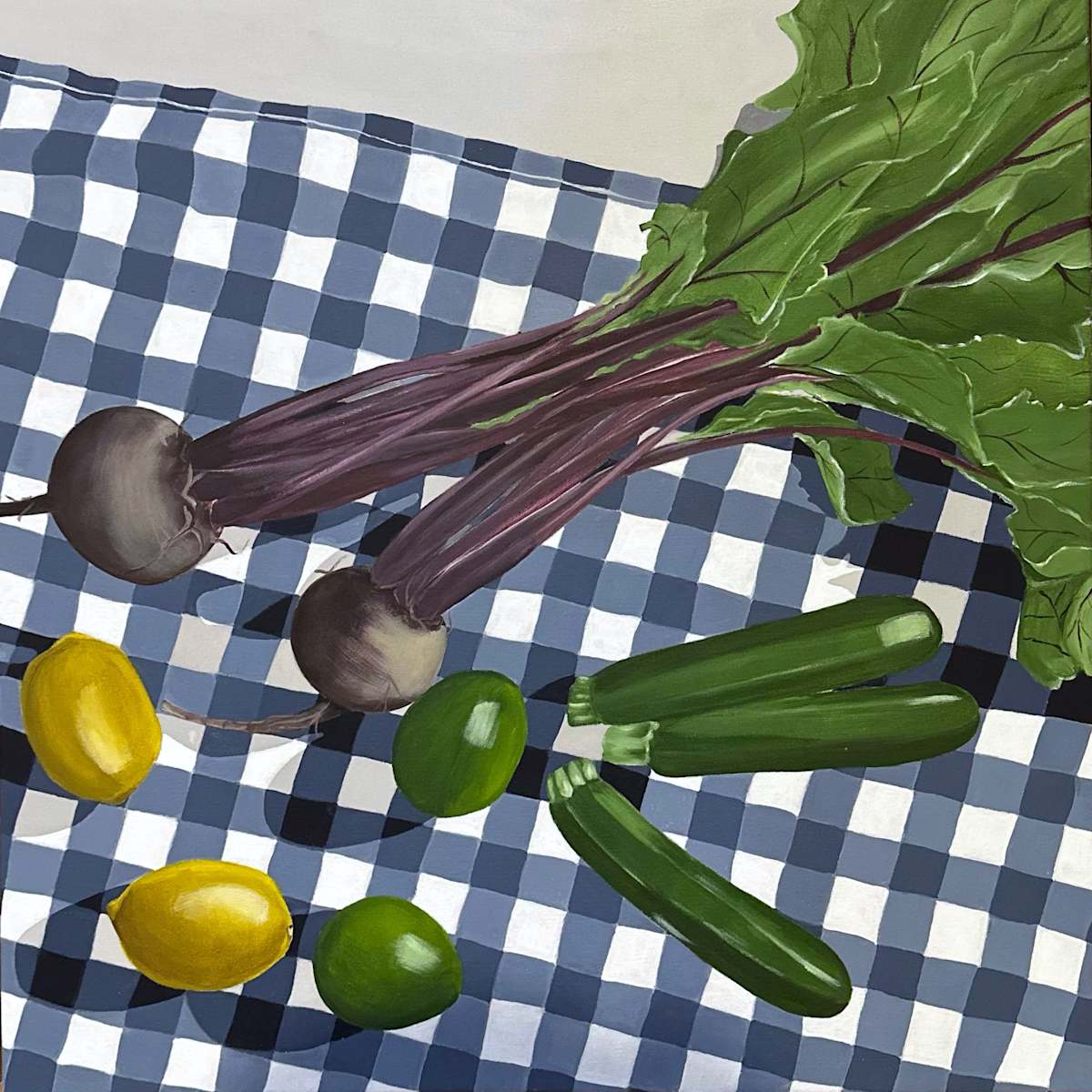 Beetroot On Table | Framed by amanda rubenstein 