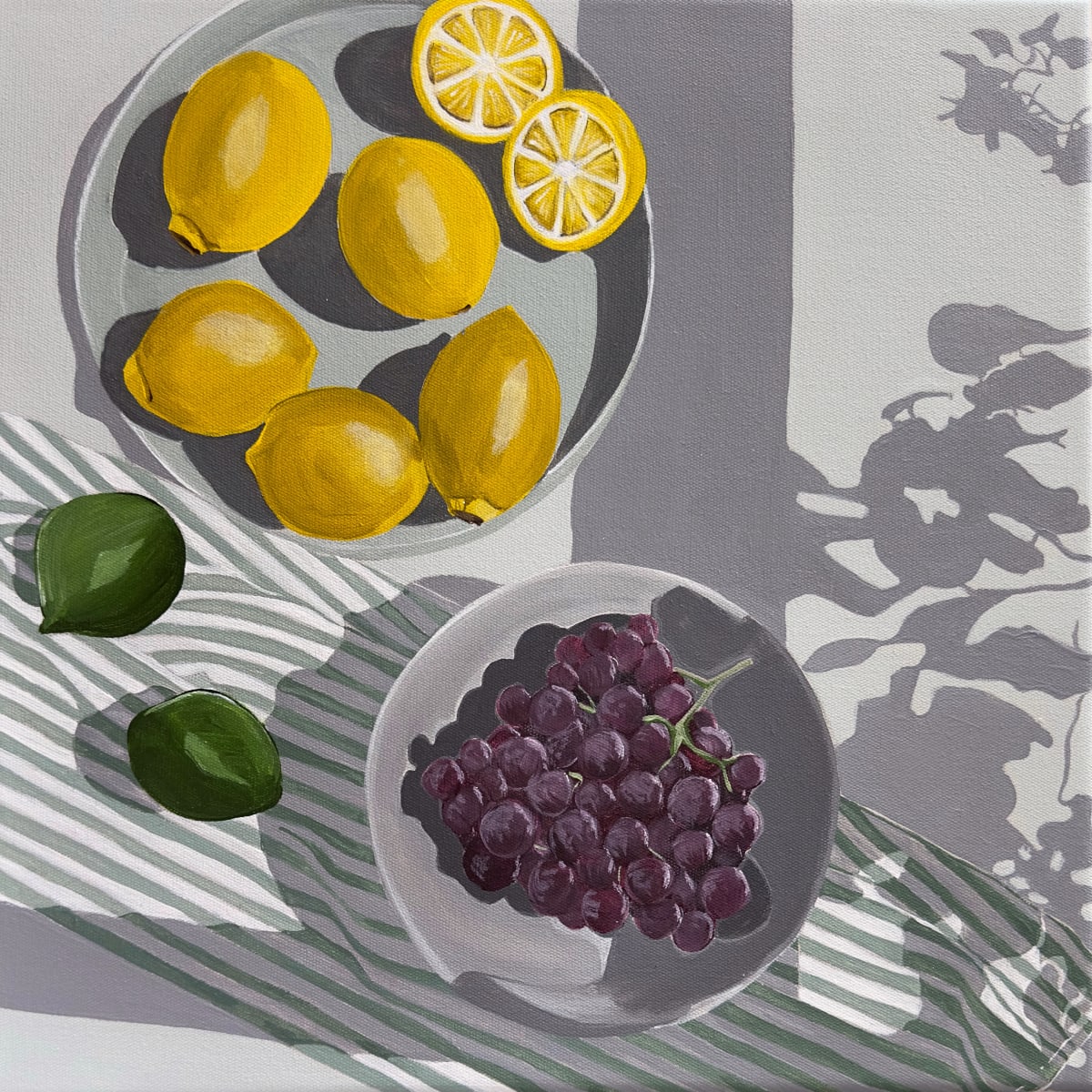 Citrus and Grapes #4 | Framed by amanda rubenstein 
