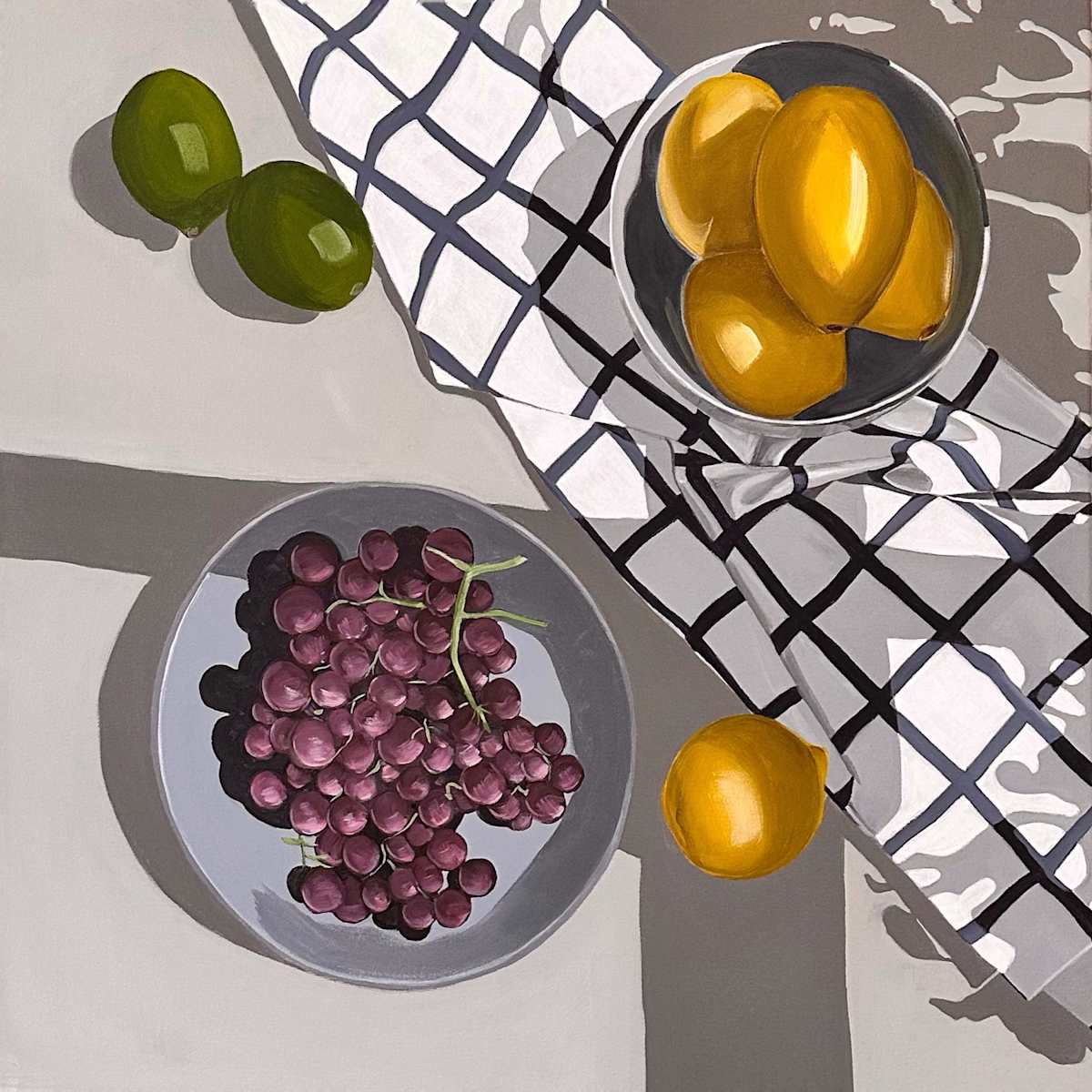 Citrus and Grapes #6 | Framed by amanda rubenstein 