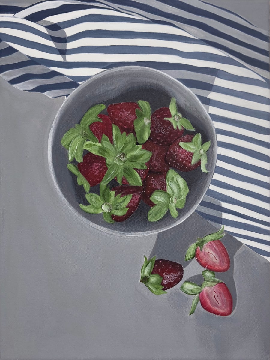 Fresh Treats | Strawberries #2 | Framed by amanda rubenstein 