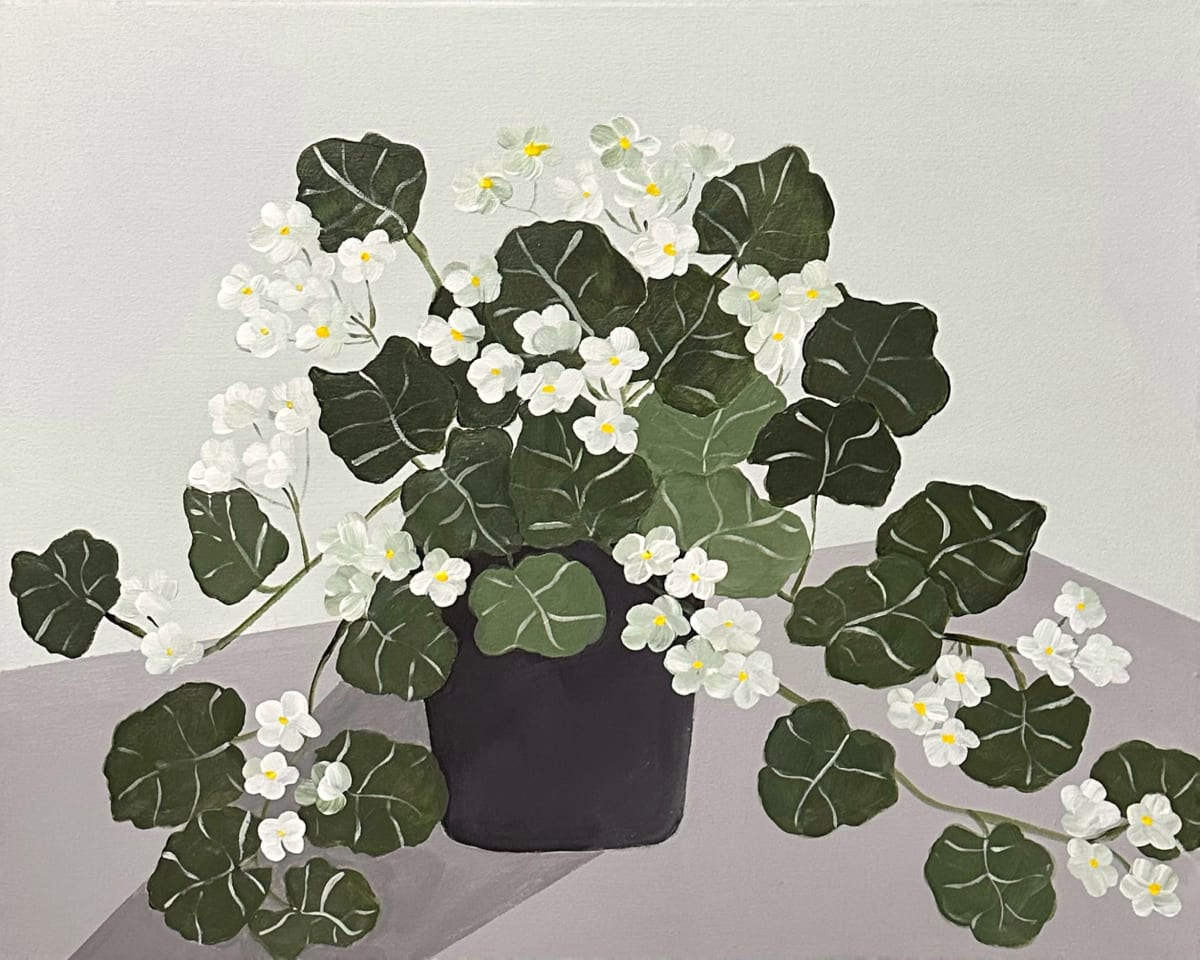 Geraniums #2 | Framed by amanda rubenstein, Image 1.
