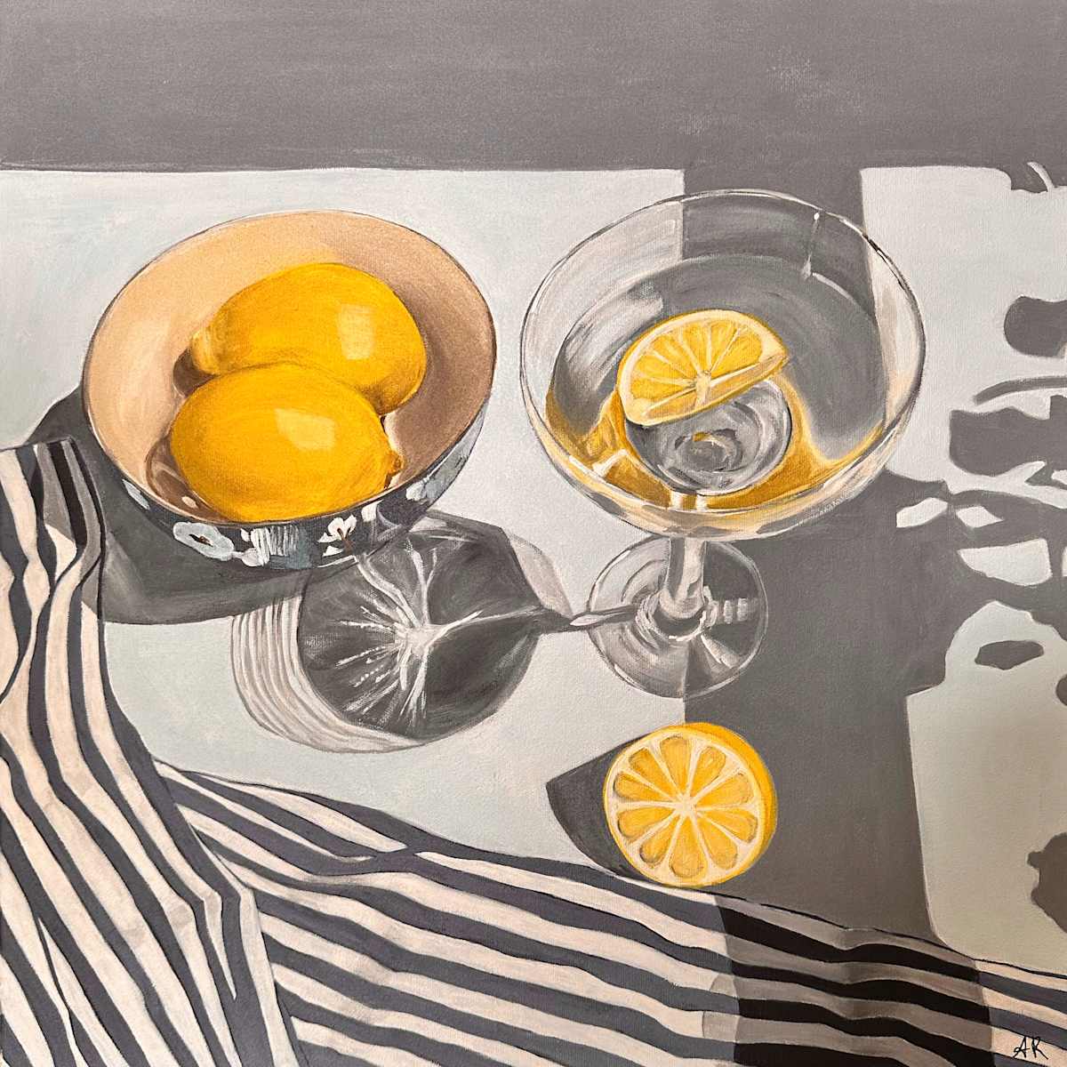 Lemons On Table #7 | Framed by amanda rubenstein, Image 3.
