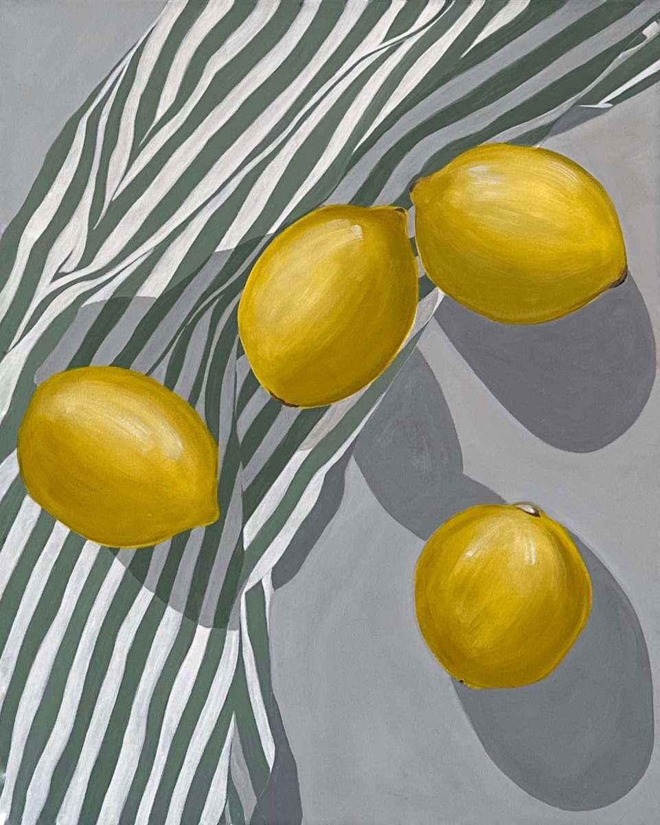Lemons On Table | Framed by amanda rubenstein, Image 1.