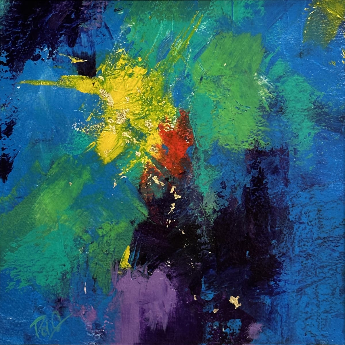 Expectant by Phyllis Mantik deQuevedo  Image: Acrylic on Paper