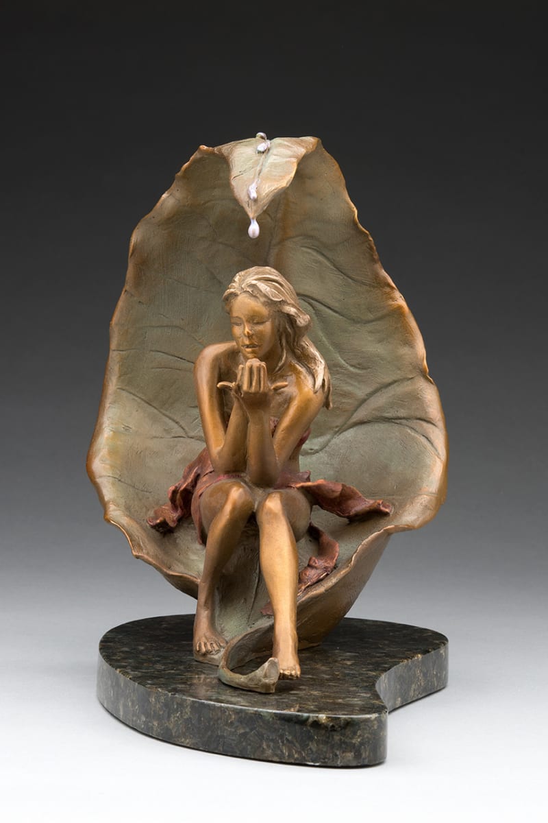 Forest Fountain by Phyllis Mantik deQuevedo 