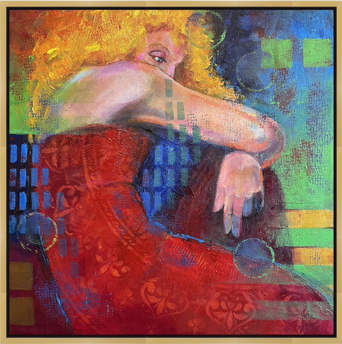 Lady in Red by Phyllis Mantik deQuevedo  Image: Lady in Red