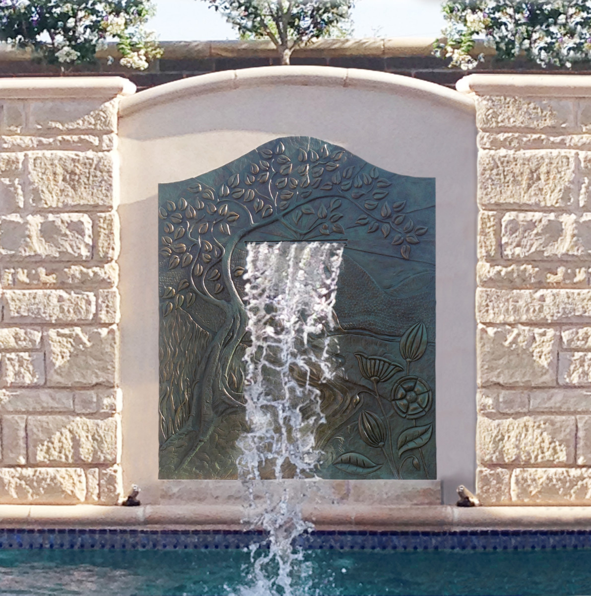 Tree of Life - Bas Relief by Phyllis Mantik deQuevedo 