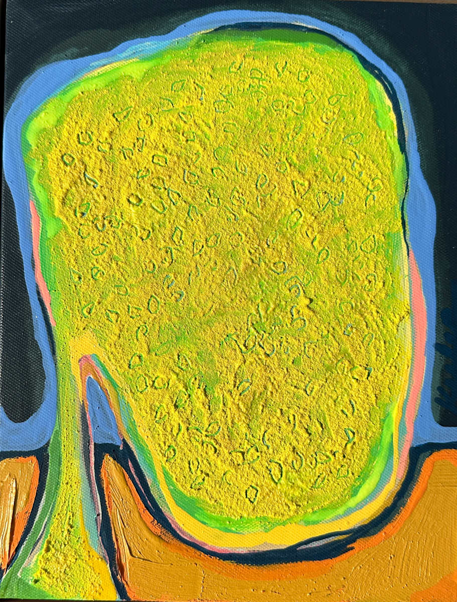Memory Map #8 (Palo Verde Tree in Bloom) by Lynda Keeler 