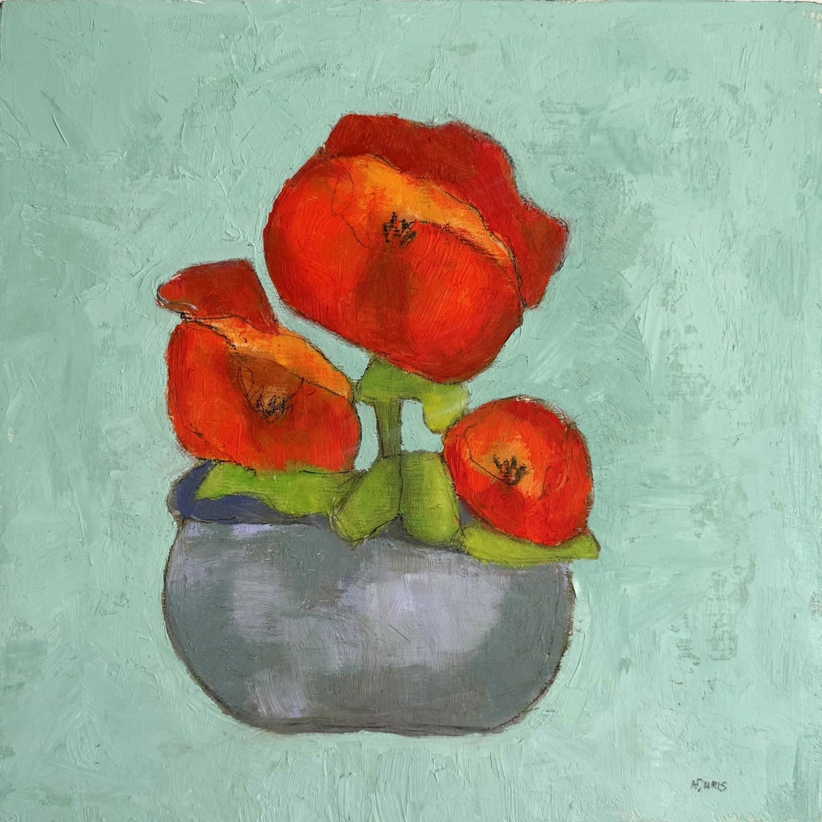 Orange Blooms by Heather Duris 