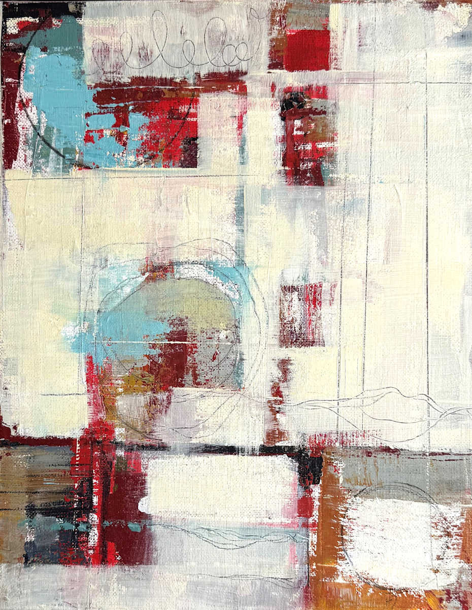 Red Abstract by Heather Duris 