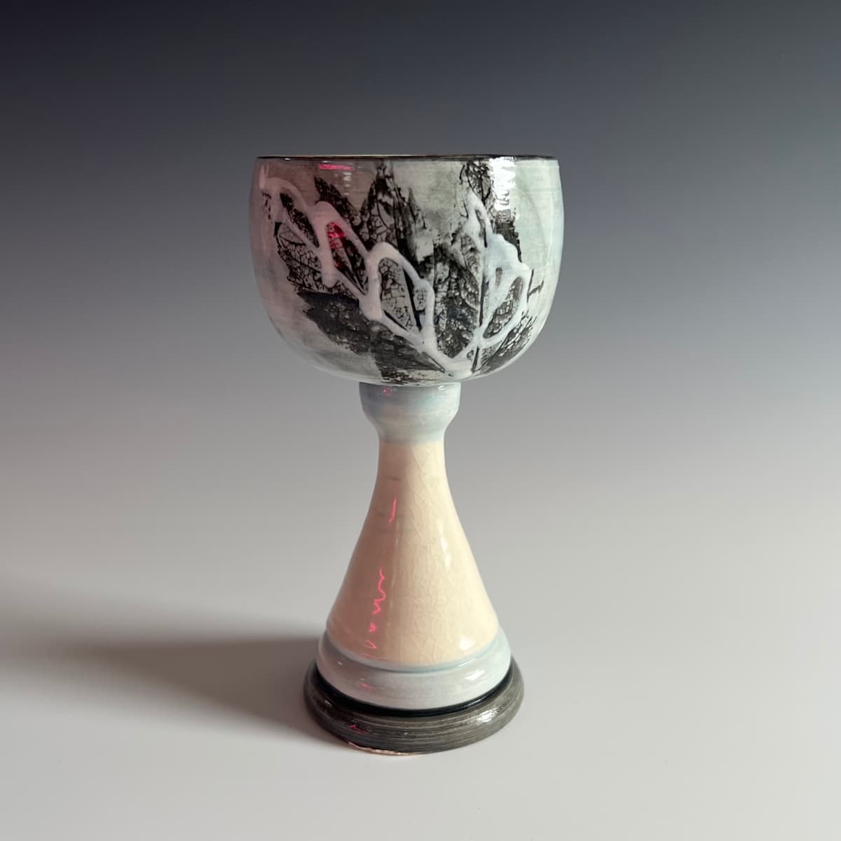 Goblet in Arctic Blue by Kristin Bernhardt Conrad 