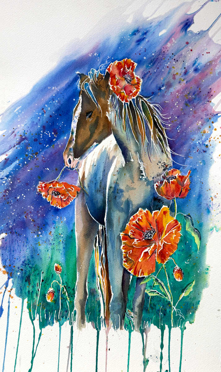 Midnight Poppy by Lynn Shield 