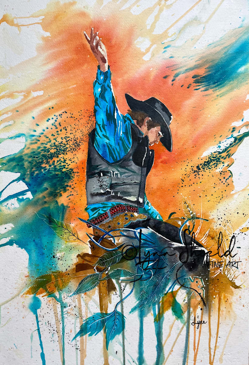 Bust 'Em by Lynn Shield  Image: Ride 'Em - close up